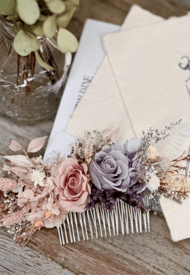 Preserved Flower Hair Comb Making Workshop