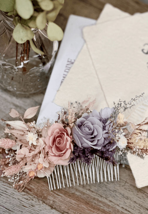 Preserved Flower Hair Comb Making Workshop