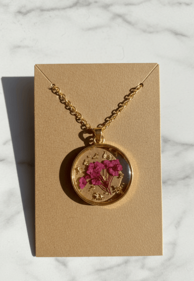 Pressed Flower and Resin Jewellery Workshop