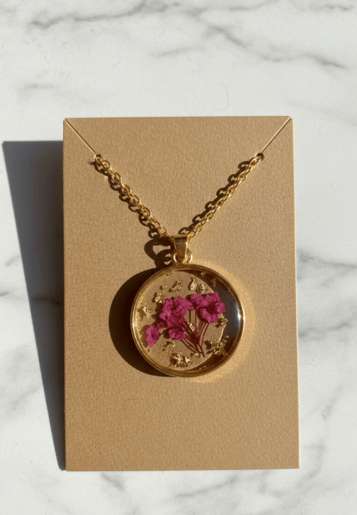 Pressed Flower and Resin Jewellery Workshop