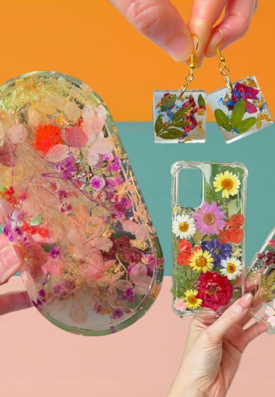 Pressed Flower Epoxy Resin Class