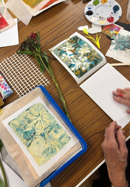 Private Gel Printing Class
