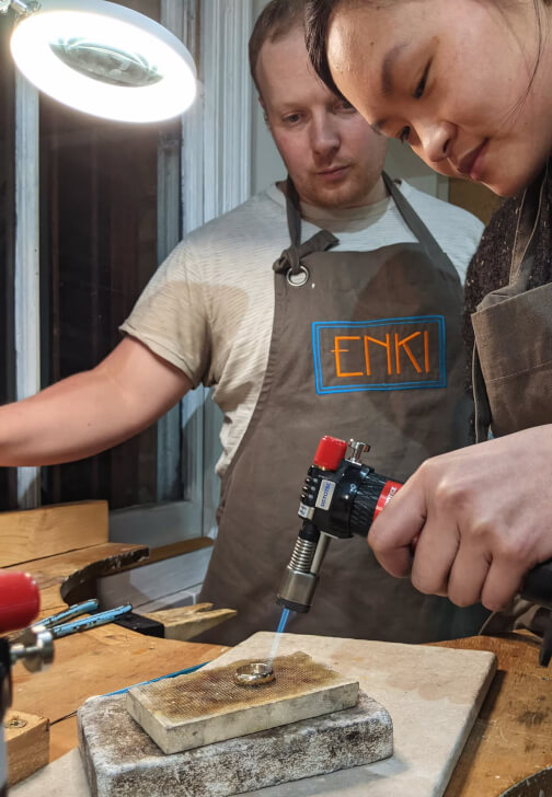 Private Wedding Ring Making Workshop for Couples