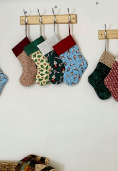 Quilted Christmas Stocking Sewing Class