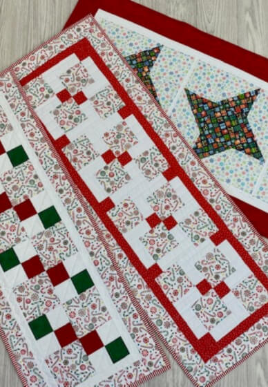 Quilted Christmas Table Runner Sewing Class