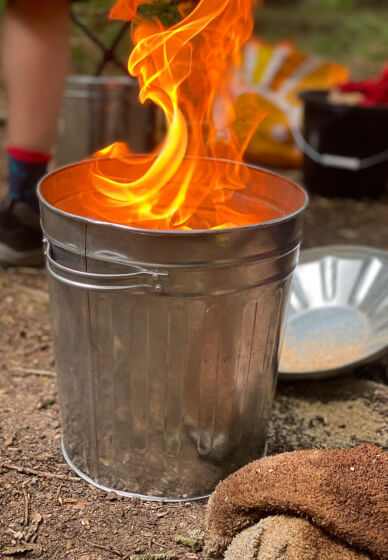 Raku Pottery Workshop in the Woods