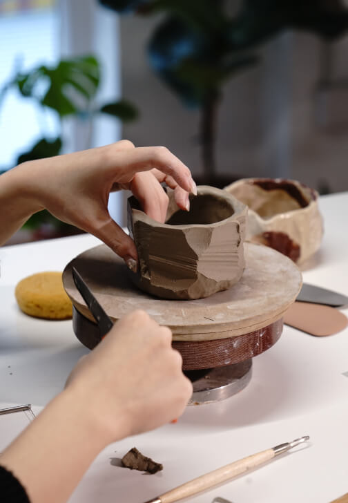 Rare Matcha Tasting and Kurinuki Cup Carving