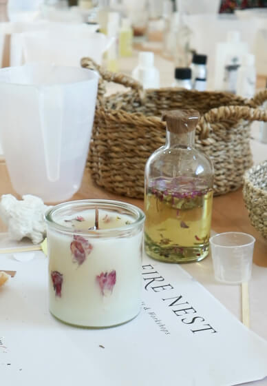 Reed Diffuser and Candle Making Workshop