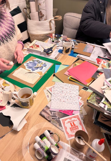 Relaxing Guided Collage Workshop