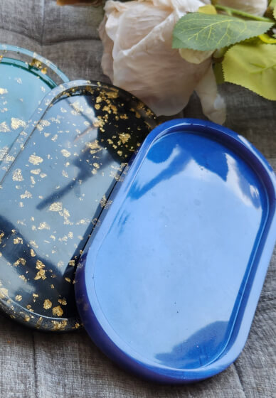 Resin Art Class: Trinket Tray and Coaster