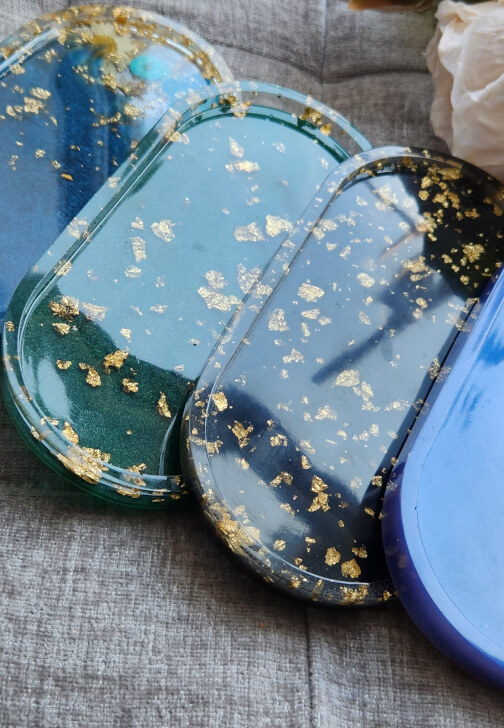 Resin Art Class: Trinket Tray and Coaster