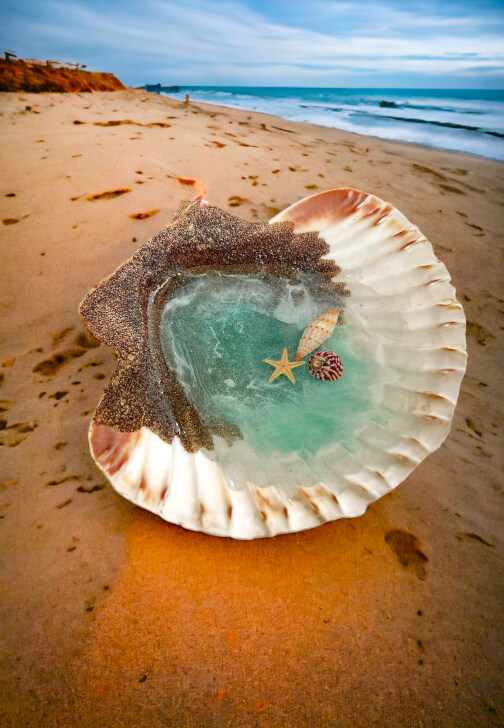 Resin Ocean Shell Art Class