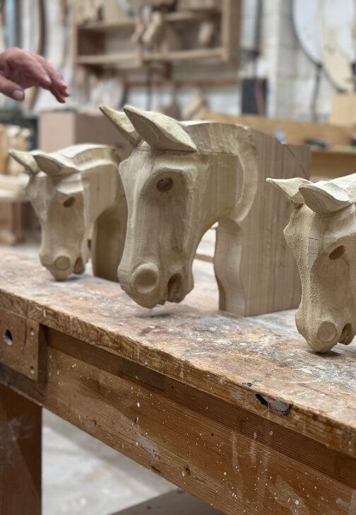 Rocking Horse Head Wood Carving Course