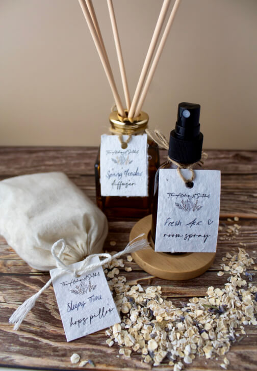 Room Smellies Workshop: Reed Diffuser, Room Spray and Hop Bag