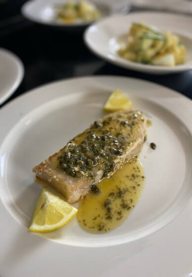 Rustic Italian Cooking at Home: Sea Bass