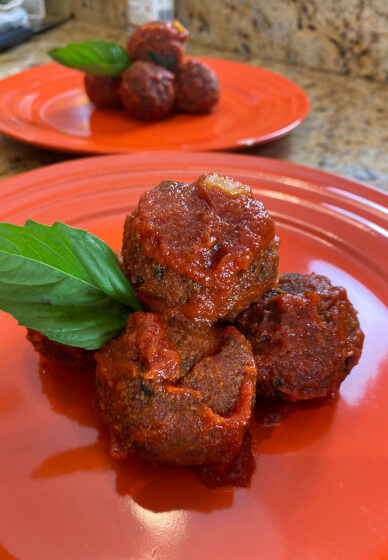 Rustic Italian Cooking at Home: Tuna Meatballs with Tomato