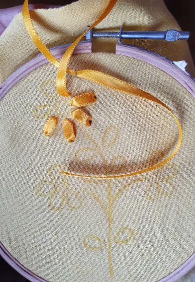 Satin Ribbon Work Embroidery Workshop