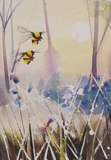 Saturday Watercolour Pencil Art Workshop