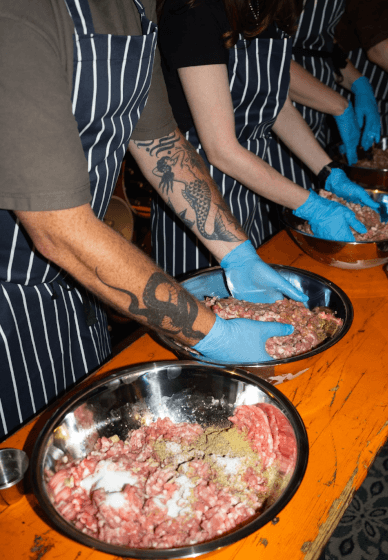 Sausage Making Workshop - Group Bookings