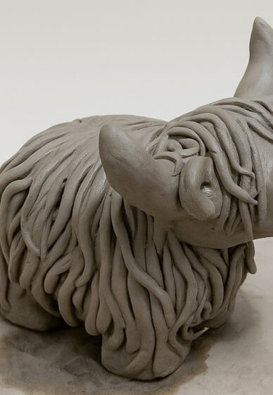 Sculpt Your Own Clay Highland Cow Workshop