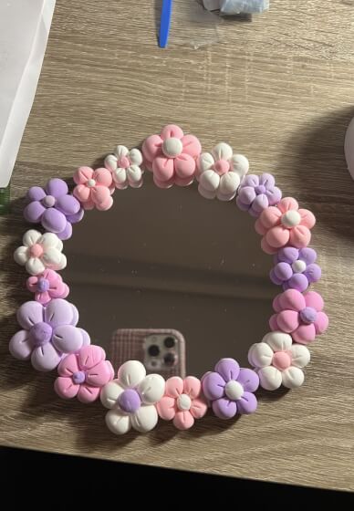 Sculpted Foam Clay Mirror Workshop