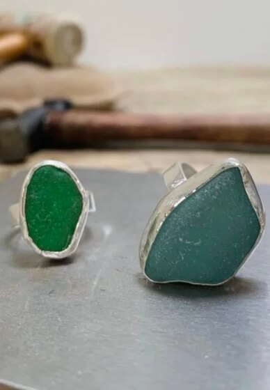 Sea Glass Silver Jewellery Workshop