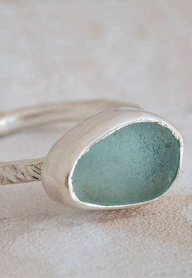 Sea Glass Silver Ring Workshop