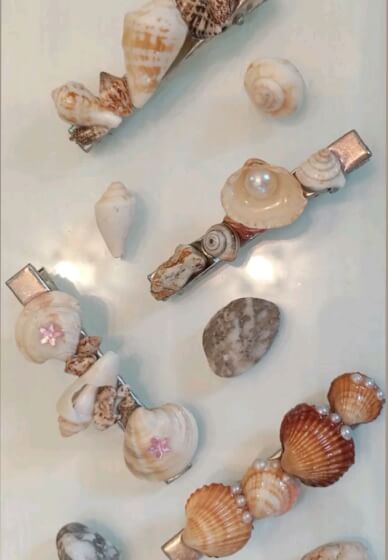 Sea Shell Hair Clips Workshop