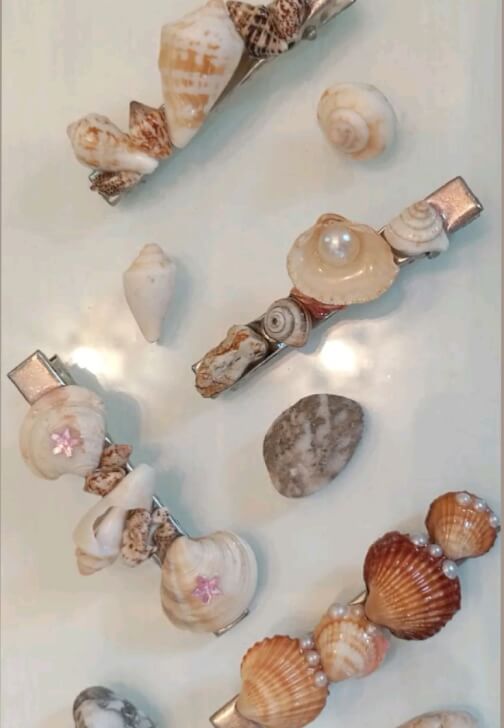 Sea Shell Hair Clips Workshop