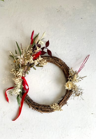 Seasonal Dried Wreath Making Workshop