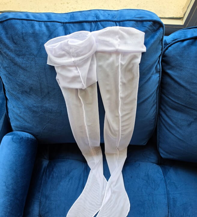 Sew Your Own Stretch Mesh Stockings: Overlocker Workshop