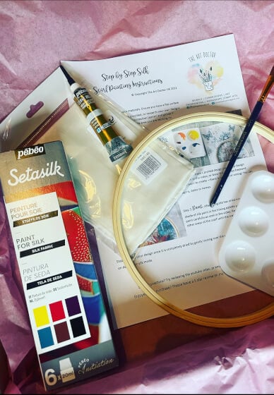 Silk Scarf Painting DIY Craft Kit