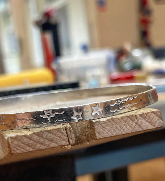 Silver Bangle Jewellery Workshop