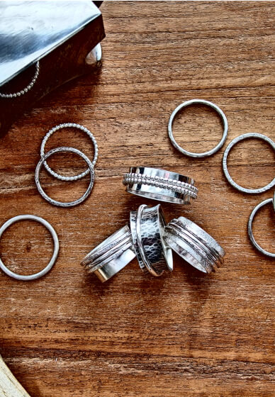 Silver Spinner Rings Workshop