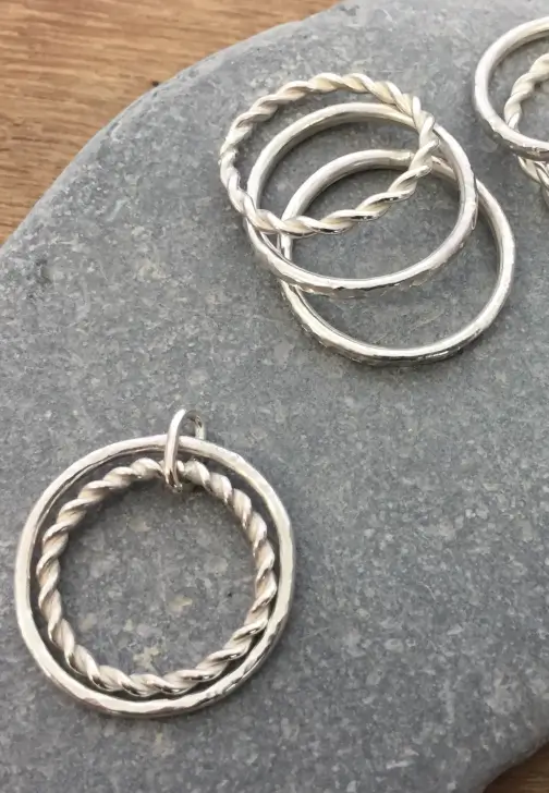 Silver Stacking Ring Jewellery Making Workshop - YH