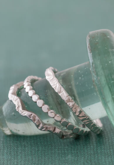 Silver Stacking Rings Workshop