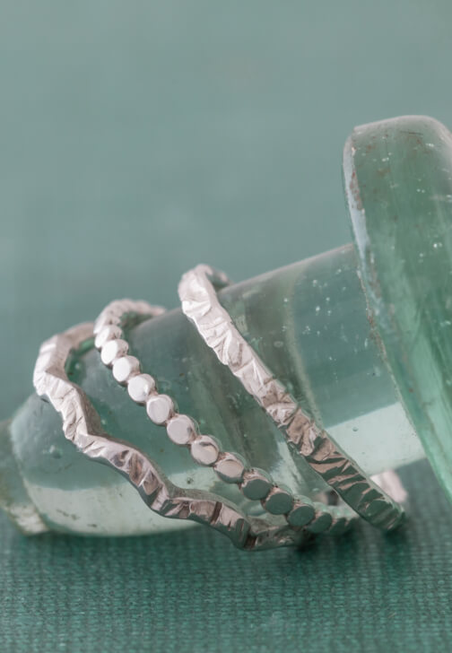 Silver Stacking Rings Workshop