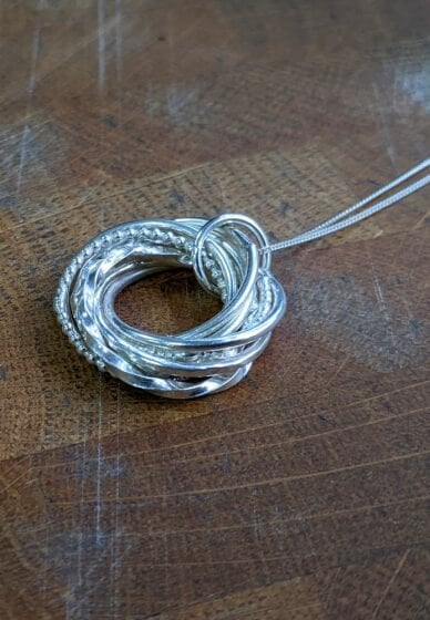Silver Whirlpool Pendant Making Workshop