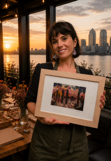 Sip and Create Workshop: Pressed Flower Sunsets by the Thames