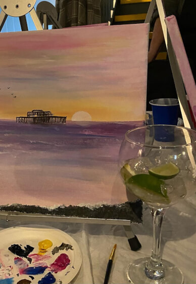 Sip and Paint Class - New Brighton, Wallasey, Wirral