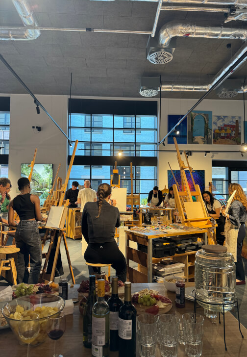 Sip and Paint Experience