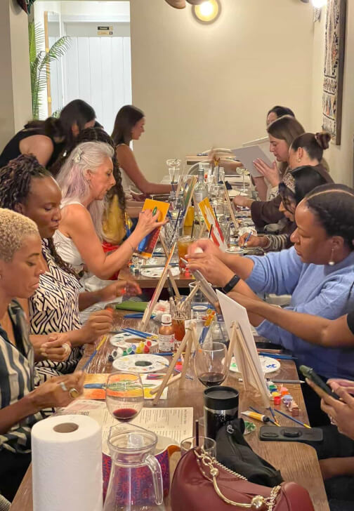 Sip and Paint Experience