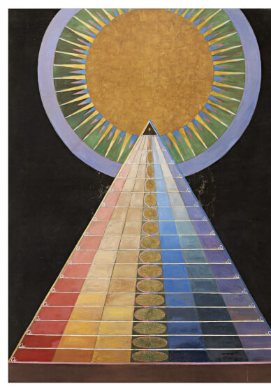 Sip and Paint: Hilma Af Klint-inspired Gold Painting Class