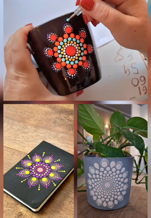 Sip and Paint Workshop - Paint Your Own Mug or Notebook