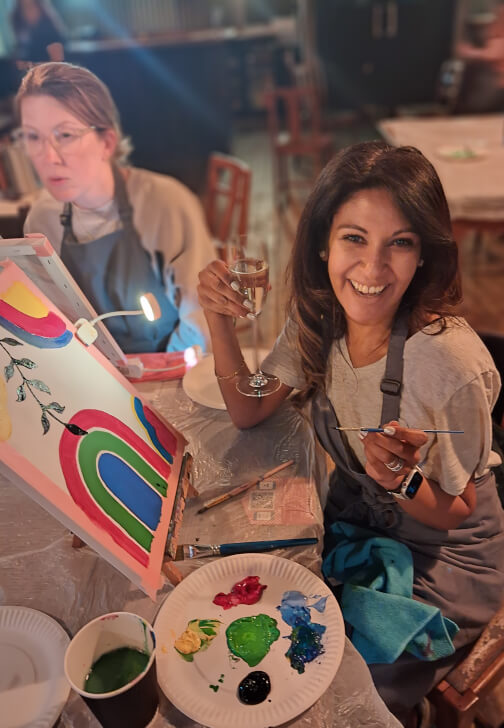 Sip N Paint Workshop at the Ministry