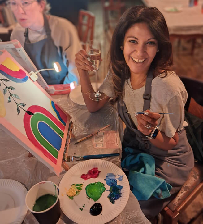 Sip N Paint Workshop at the Ministry