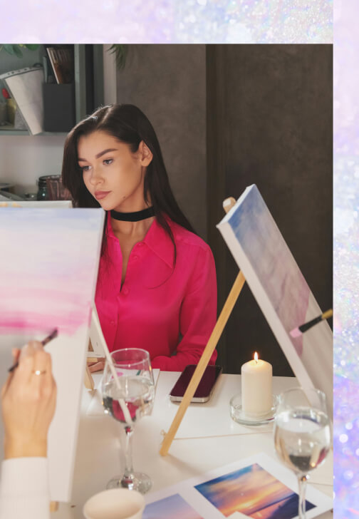 Sip, Paint and SPARKLE Workshop | Chiswick