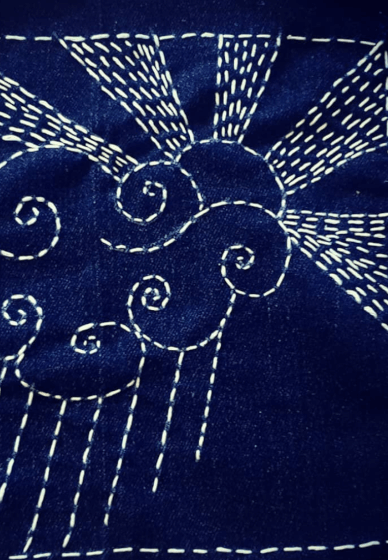 Spring Sashiko Embroidery at Home