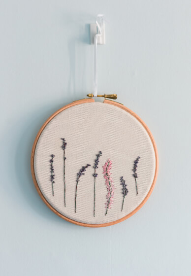 Springtime Embroidery at Home
