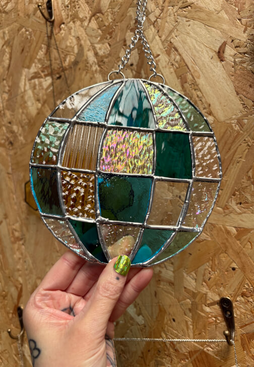 Stained Glass Disco Ball Workshop